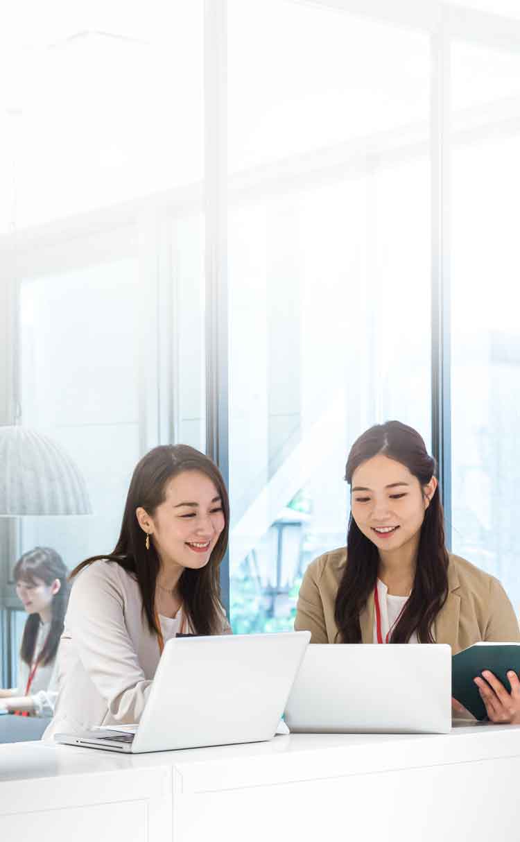 Office space leasing in central Tokyo